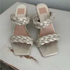 Dolce Vita Women's Metallic Braided Sandals